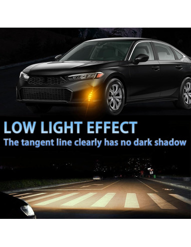 Luces de Niebla LED PGTOPONE para Honda Civic 2025 DRL