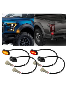 Luces de Marcador Lateral LED POPMOTORZ para Ford F150 Raptor 2016-2020