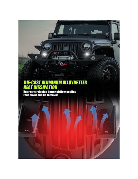 Luces Antiniebla LED HENGTUAOTO para Ford F150 2006-2014