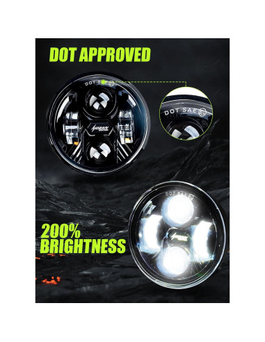 Luces Antiniebla LED HENGTUAOTO para Ford F150 2006-2014