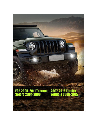 Luces Antiniebla LED HENGTUAOTO para Ford F150 2006-2014