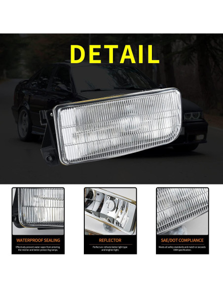 Luces Antiniebla TUZILLA para BMW M3/E36 1992-1999 H1