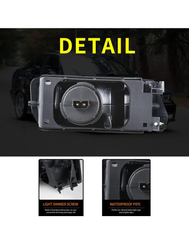 Luces Antiniebla TUZILLA para BMW M3/E36 1992-1999 H1