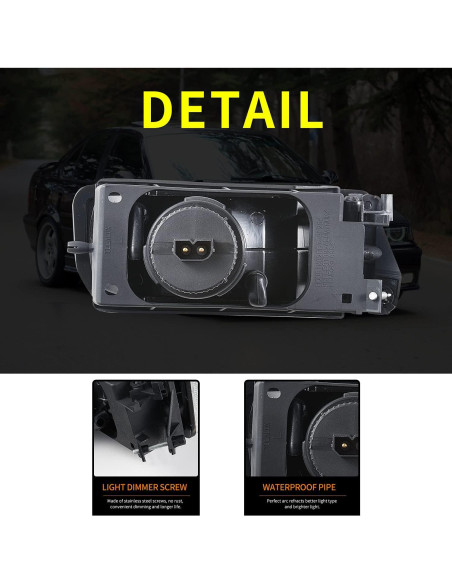 Luces Antiniebla TUZILLA para BMW M3/E36 1992-1999 H1