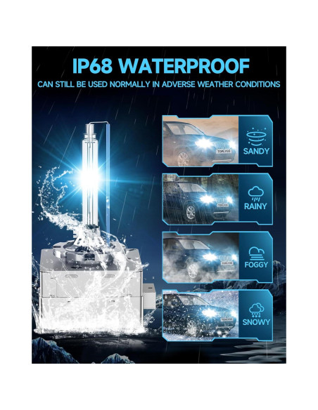 Bombilla D1S HID Xenón TOPLYGS 8000K 35W para BMW