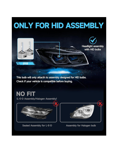Bombilla D1S HID Xenón TOPLYGS 8000K 35W para BMW