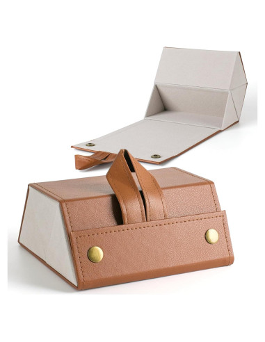 Estuche Plegable para Gafas de Sol - Marrón - 16.5x15.5 cm