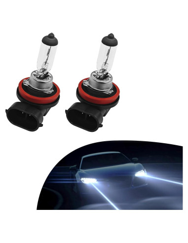 2 Bombillas Halógenas H11-55W QKYS para Automóvil Luz Niebla