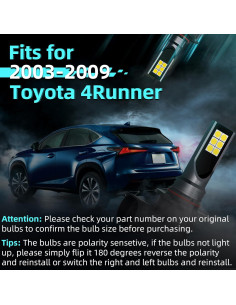 Bombillas de luz de niebla XFLHEHD para Toyota 4Runner 2003-2009 2
