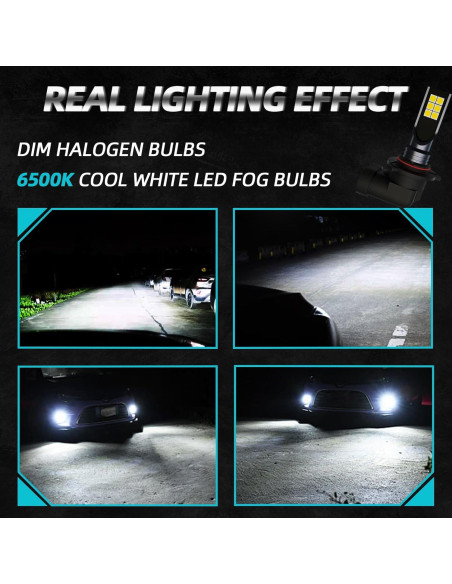 Bombillas de luz de niebla XFLHEHD para Toyota 4Runner 2003-2009