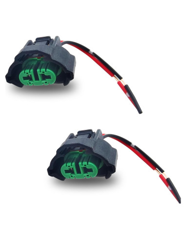 Zócalo de Bombilla de Niebla H11 Fluher 2 PCS a Prueba de Agua