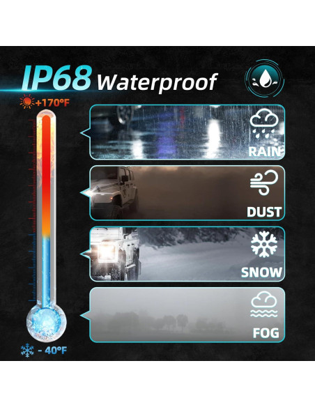 Bombillas de luz de niebla XFLHEHD para Toyota 4Runner 2003-2009