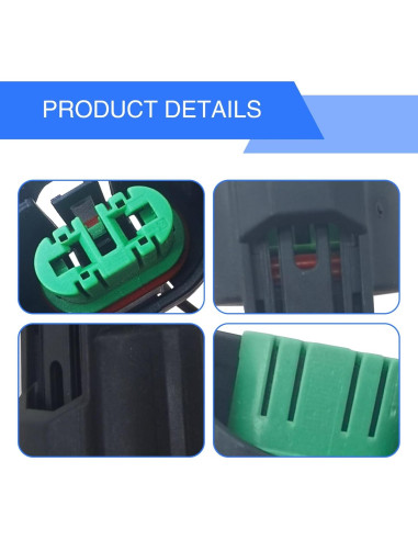 Zócalo de Bombilla de Niebla H11 Fluher 2 PCS a Prueba de Agua