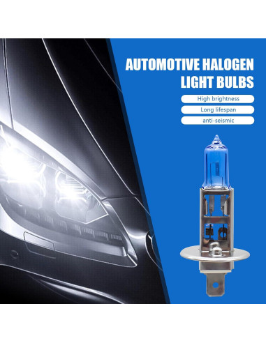 Pack 2 Bombillas Halógenas Flygun H1 100W Luz Niebla Auto