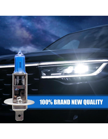 Pack 2 Bombillas Halógenas Flygun H1 100W Luz Niebla Auto