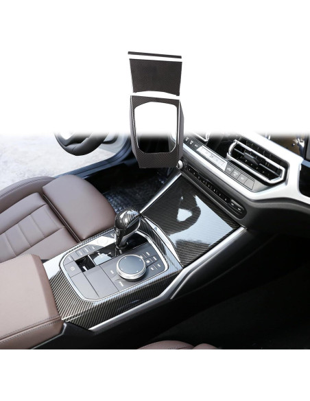 Cubierta Panel Cambio Marchas BMW Serie 3 TINKI Fibra Carbono