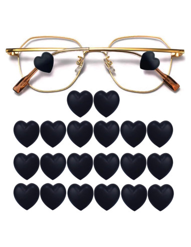 Ganchos de Silicona KECHIO en Forma de Corazón para Gafas