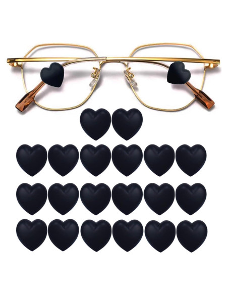 Ganchos de Silicona KECHIO en Forma de Corazón para Gafas