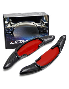 Extensiones de Palanca de Cambios iJDMTOY Fibra de Carbono Negro