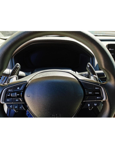 Extensiones de Palanca de Cambios iJDMTOY Fibra de Carbono Negro