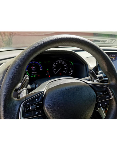 Extensiones de Palanca de Cambios iJDMTOY Fibra de Carbono Negro