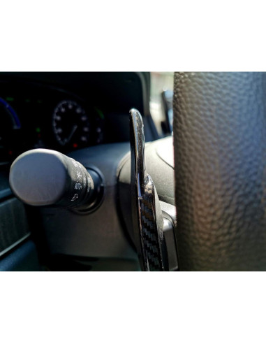 Extensiones de Palanca de Cambios iJDMTOY Fibra de Carbono Negro