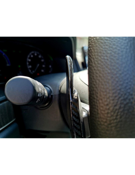 Extensiones de Palanca de Cambios iJDMTOY Fibra de Carbono Negro