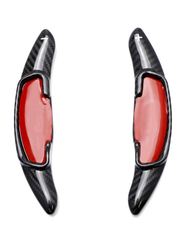 Extensiones de Palanca de Cambios iJDMTOY Fibra de Carbono Negro