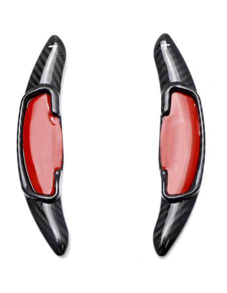 Extensiones de Palanca de Cambios iJDMTOY Fibra de Carbono Negro