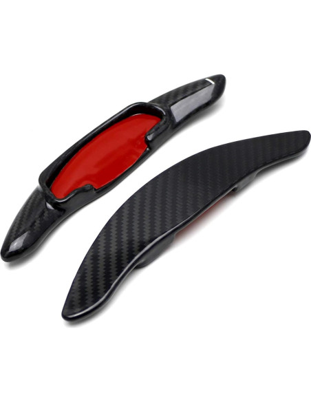 Extensiones de Palanca de Cambios iJDMTOY Fibra de Carbono Negro