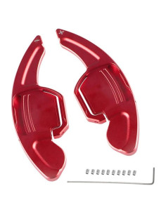 Extensiones de Palanca de Cambio Rojo SANRILY para Audi A3 A4 A5 A6 A7 A8 Q3 Q5 Q7 TT TTS S3 S5 S6 S7 S8 SQ5 RS3 RS6 R8