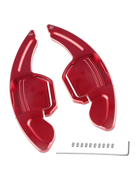 Extensiones de Palanca de Cambio Rojo SANRILY para Audi A3 A4 A5 A6 A7 A8 Q3 Q5 Q7 TT TTS S3 S5 S6 S7 S8 SQ5 RS3 RS6 R8