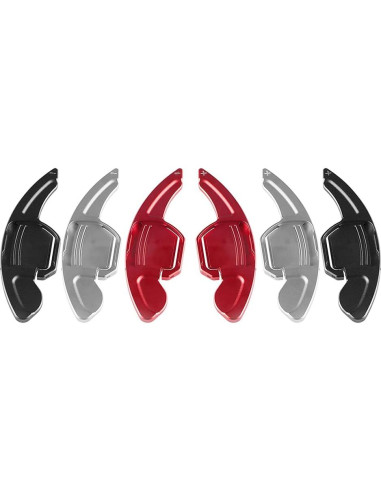 Extensiones de Palanca de Cambio Rojo SANRILY para Audi A3 A4 A5 A6 A7 A8 Q3 Q5 Q7 TT TTS S3 S5 S6 S7 S8 SQ5 RS3 RS6 R8