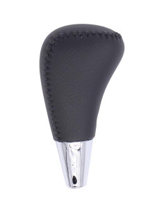 Perilla de Cambio de Transmisión Automática NewYall Cuero Negro 2