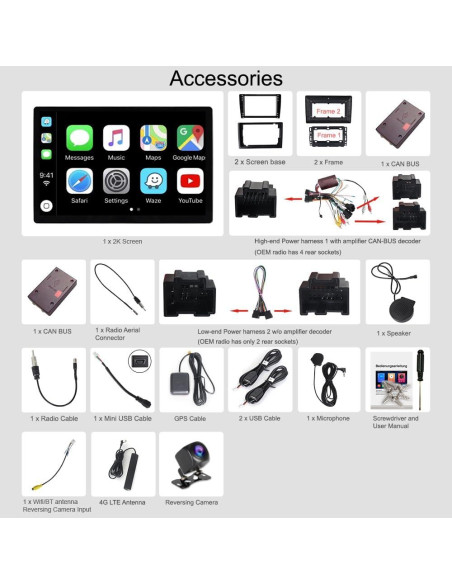 Radio Estéreo 13.1" ASURE para Chevy Silverado y GMC Sierra 1500