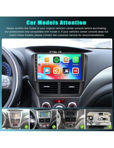 Estéreo Android 15 Hikity 2+64G para Subaru Forester 2008-2012