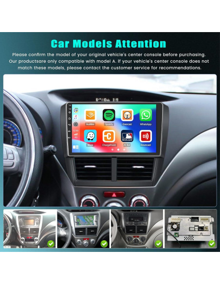 Estéreo Android 15 Hikity 2+64G para Subaru Forester 2008-2012