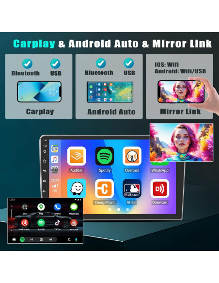 Estéreo Android 15 Hikity 2+64G para Subaru Forester 2008-2012