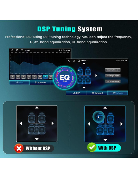 Estéreo Android 15 Hikity 2+64G para Subaru Forester 2008-2012