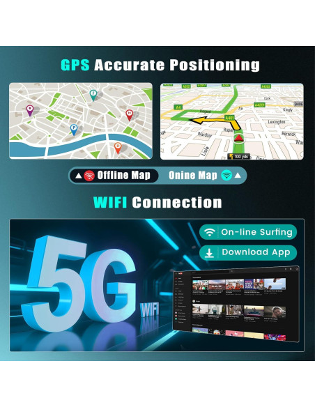 Estéreo Android 15 Hikity 2+64G para Subaru Forester 2008-2012