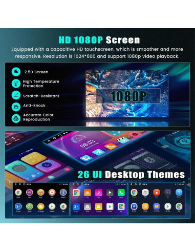 Estéreo Android 15 Hikity 2+64G para Subaru Forester 2008-2012