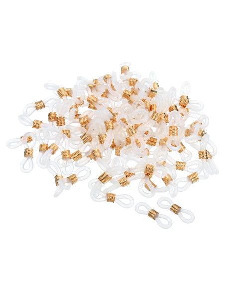 Conector de Cadena para Gafas PATIKIL Silicona Rosa Dorado