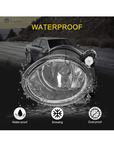Lámparas Antiniebla TangMiGe para BMW 2000-2006, 1 Par, 55W