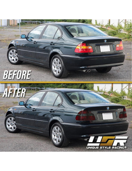 Luces Traseras Euro DEPO para BMW E46 2002-2005 - Rojo/Ahumado