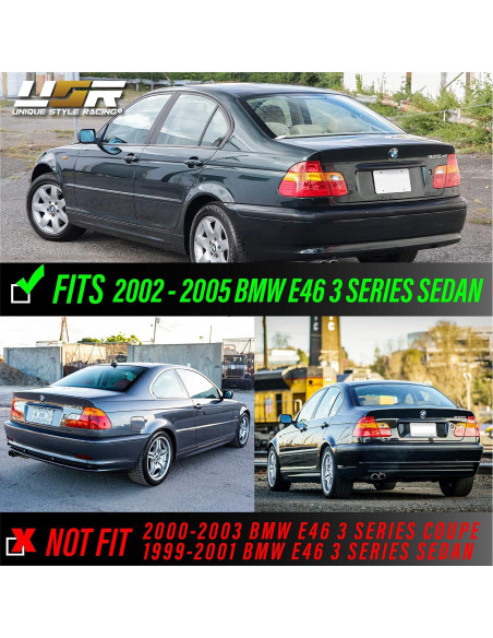 Luces Traseras Euro DEPO para BMW E46 2002-2005 - Rojo/Ahumado