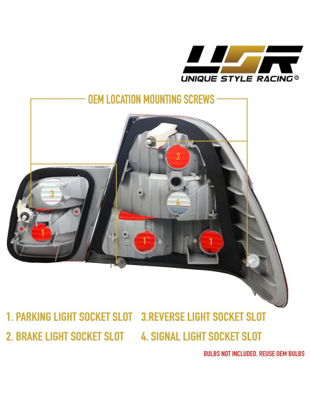 Luces Traseras Euro DEPO para BMW E46 2002-2005 - Rojo/Ahumado