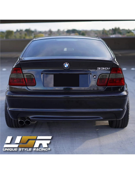 Luces Traseras Euro DEPO para BMW E46 2002-2005 - Rojo/Ahumado