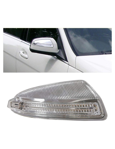 Carcasa Espejo Lateral LED KYYET para Mercedes W204 Derecha