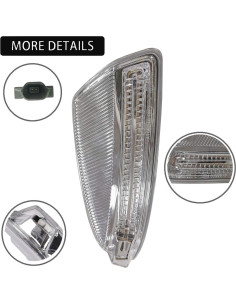 Carcasa Espejo Lateral LED KYYET para Mercedes W204 Derecha 2