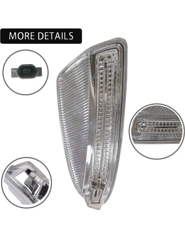 Carcasa Espejo Lateral LED KYYET para Mercedes W204 Derecha